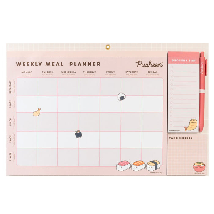 Planner Magnetic pentru Mese Pusheen - Sushi Roll