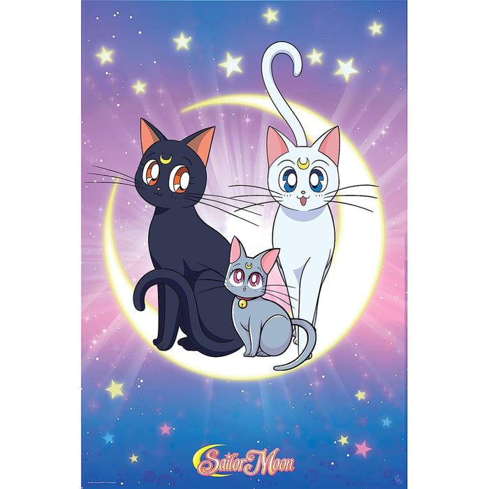 Poster Sailor Moon - Luna, Artemis & Diana (91.5x61)