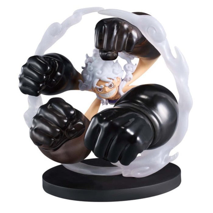 Figurina One Piece - Banpresto World Collectable - Monkey D Luffy Gear 5 (Gum-Gum Dawn Gatling)