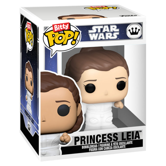 Set 2 Figurine Funko Bitty POP Star Wars - Leia & Han Solo