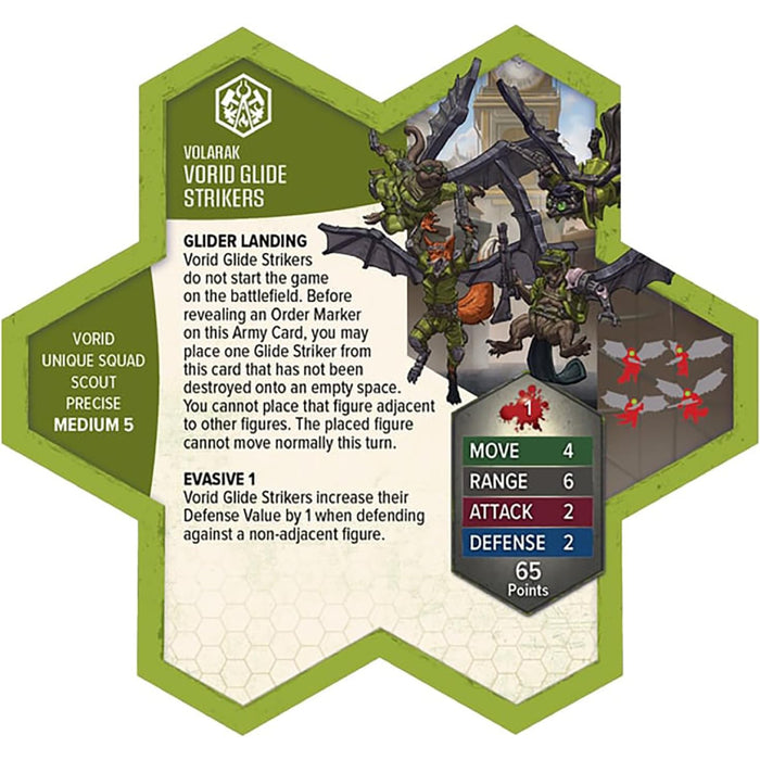Heroscape - Rising Tide - Wing Commander Tuck Harrigan and Vorid Glidestrikers Army Expansion