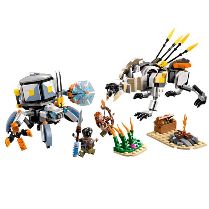 Lego Horizon Adventures - Adventures Aloy si Varl vs Shell-Walker si Sawtooth 77037