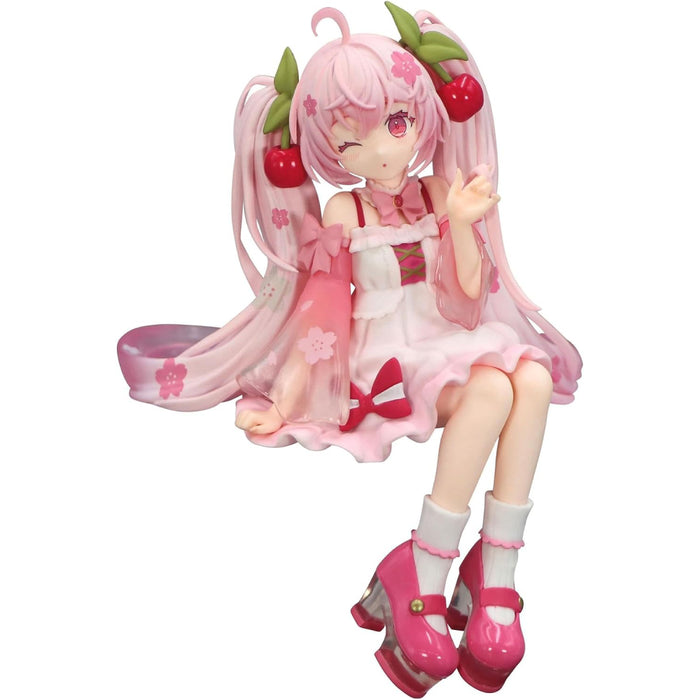 Figurina Hatsune Miku Noodle Stopper PVC - Sakura Miku 2025 Wink Ver. 14 cm
