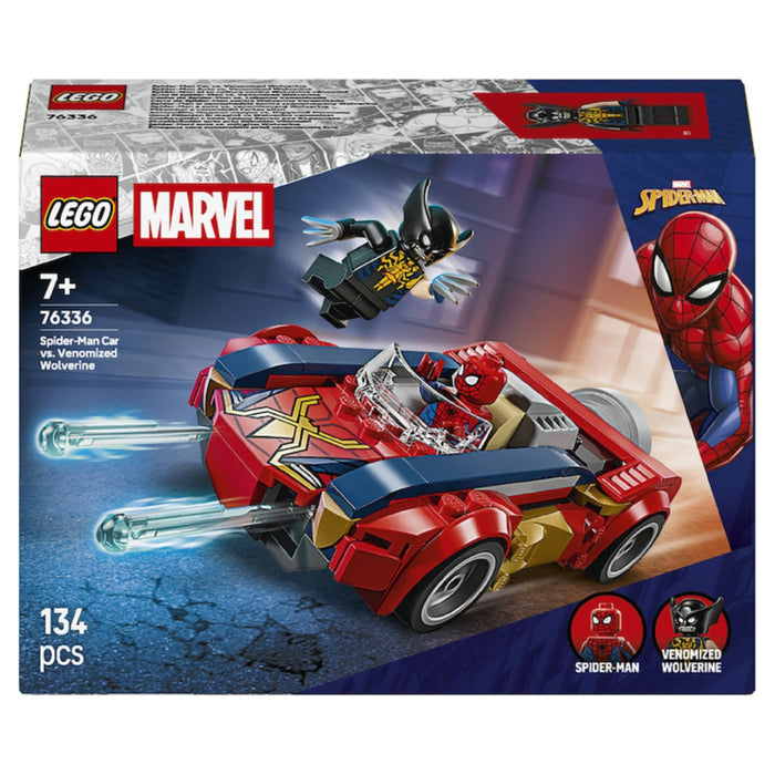 Lego Marvel - Omul Paianjen in masina vs Wolverine venomizat (76336)