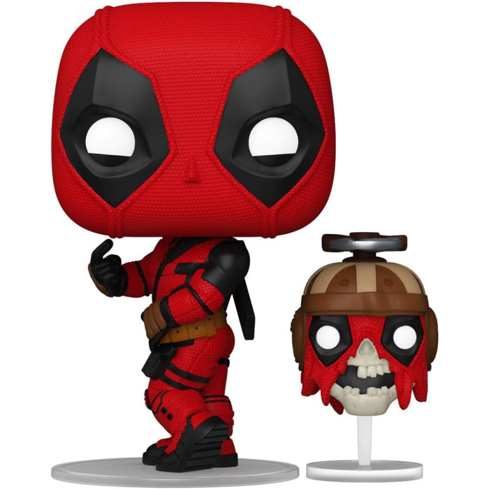 Figurina Funko POP Deadpool & Wolverine - Deadpool with Headpool
