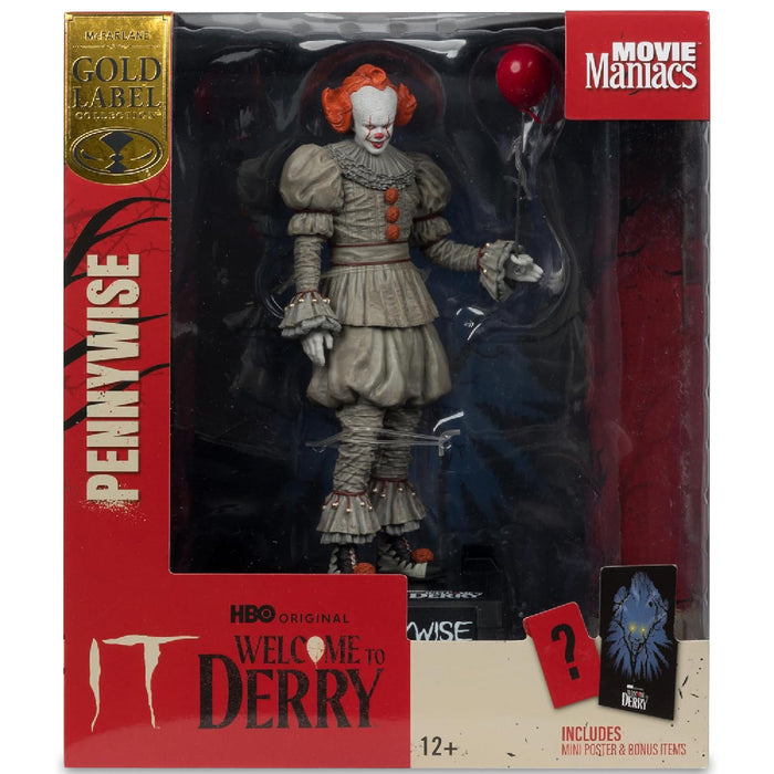 Figurina McFarlane Toys - Pennywise (Welcome to Derry) 6in Gold Label