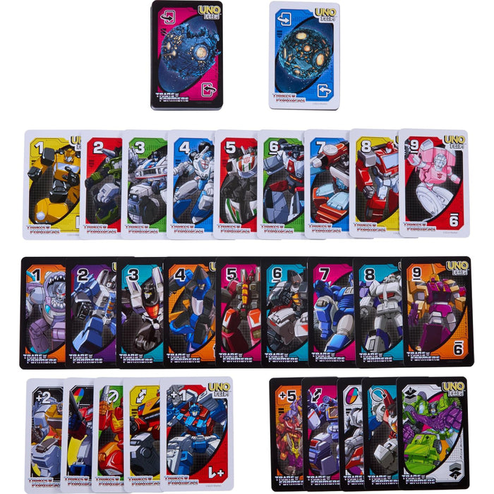 Transformers UNO Flip! Card Game