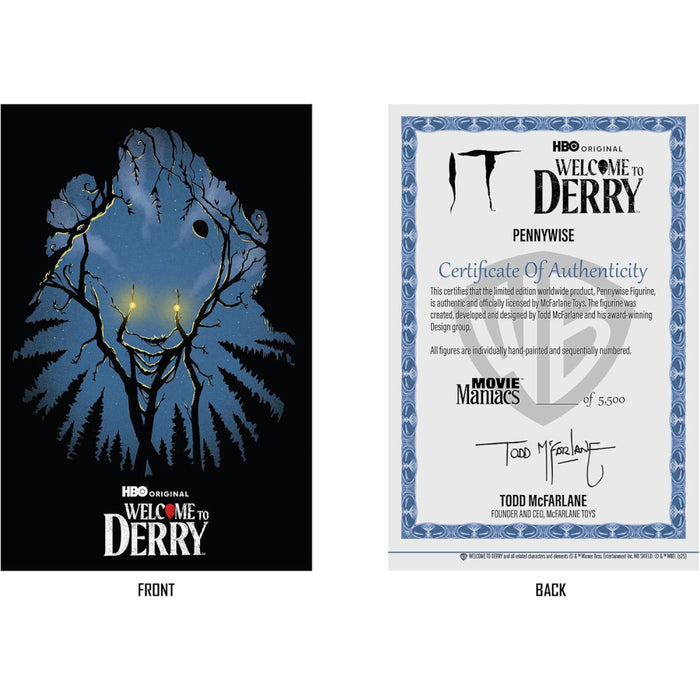 Figurina McFarlane Toys - Pennywise (Welcome to Derry) 6in Gold Label