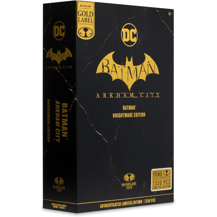 Figurina Articulata DC Multiverse - Batman (Arkham City) Knightmare Edition (Gold Label) 19 cm