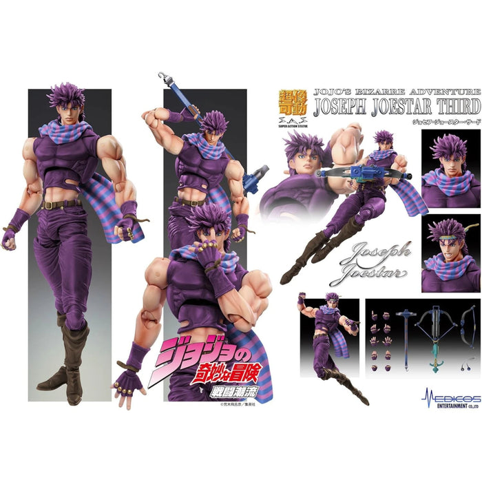 Figurina Articulata JoJo's Bizarre Adventure Battle Tendency - Chozokado Joseph Joestar Third 16 cm