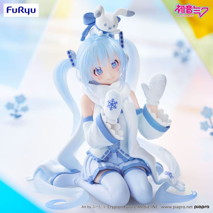 Figurina Hatsune Miku Noodle Stopper PVC - Snow Miku Sky Town 10th Ver 10 cm