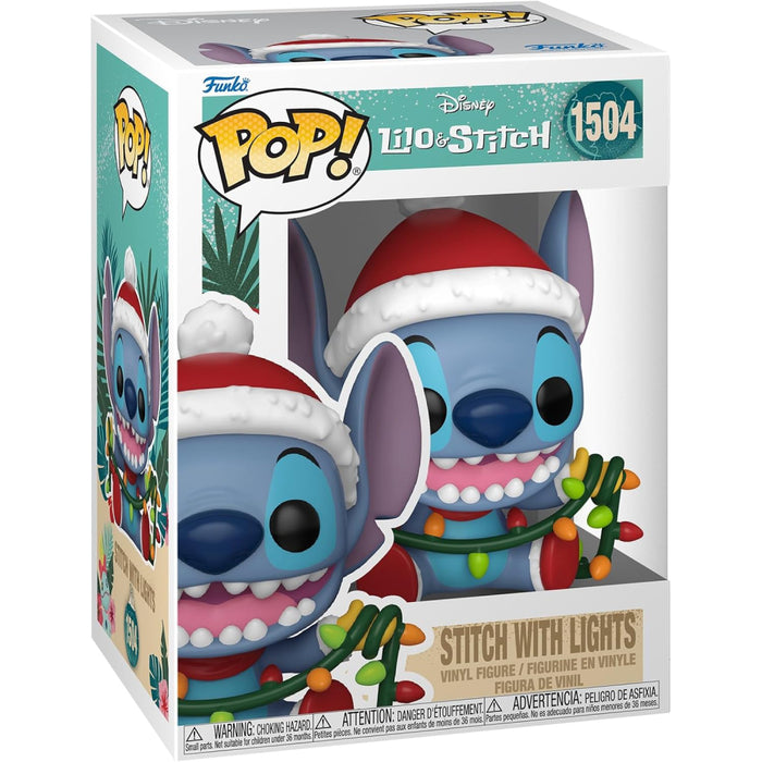 Figurina Funko Pop Disney Stitch Holiday - Stitch with Lights