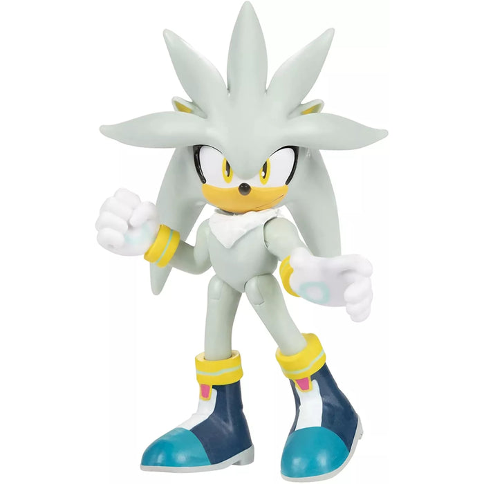 Figurina Articulata Nintendo Sonic - 6 cm, Modern Silver Sonic, S13