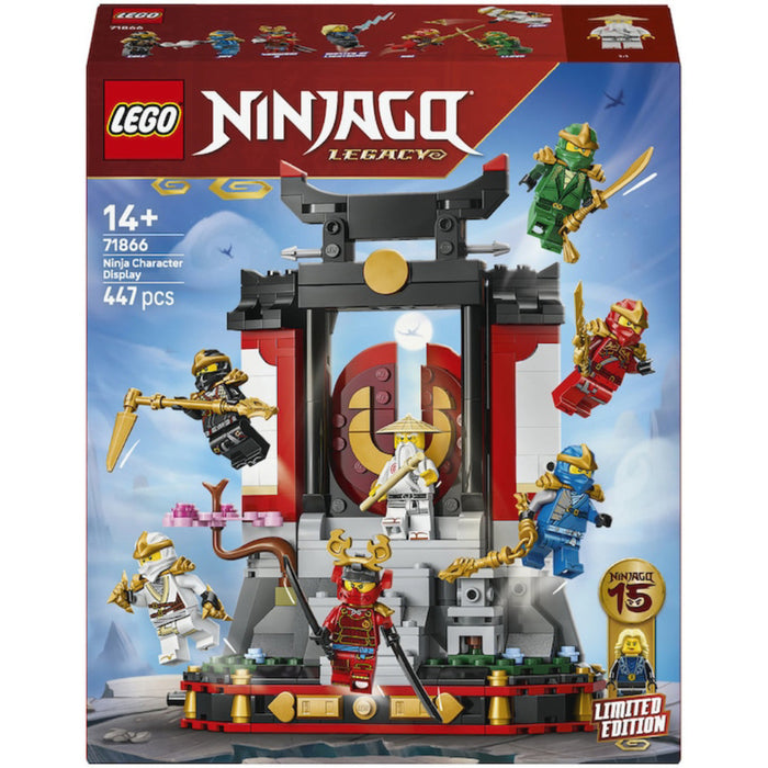 Lego Ninjago - Model pentru etalare cu personaje ninja la a 15-a aniversare (71866)