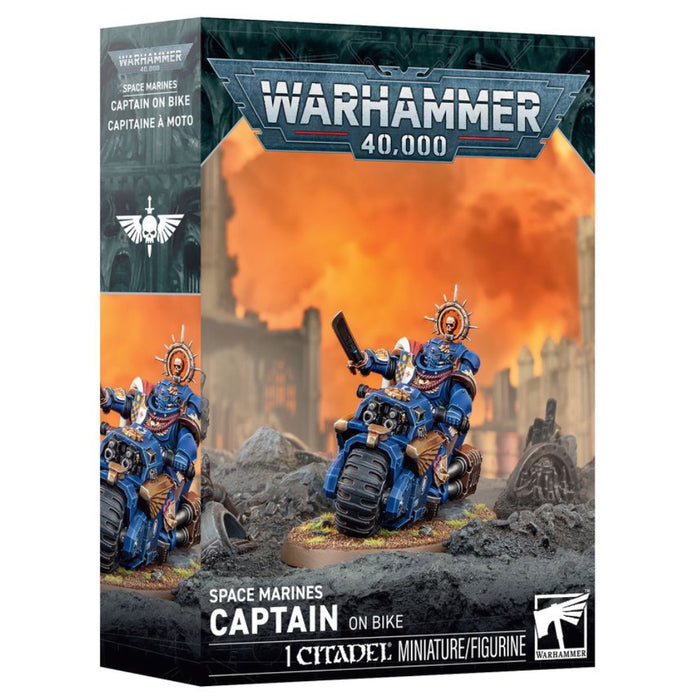 Warhammer Space Marines - Captain on Bike