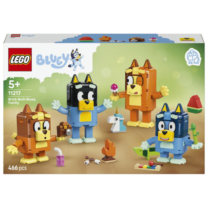 Lego Bluey - Familia lui Blue din caramizi (11217)