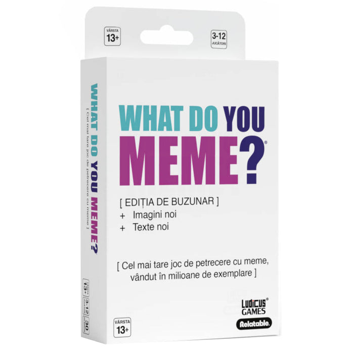 What Do You Meme, editia de buzunar - joc de petrecere, limba romana