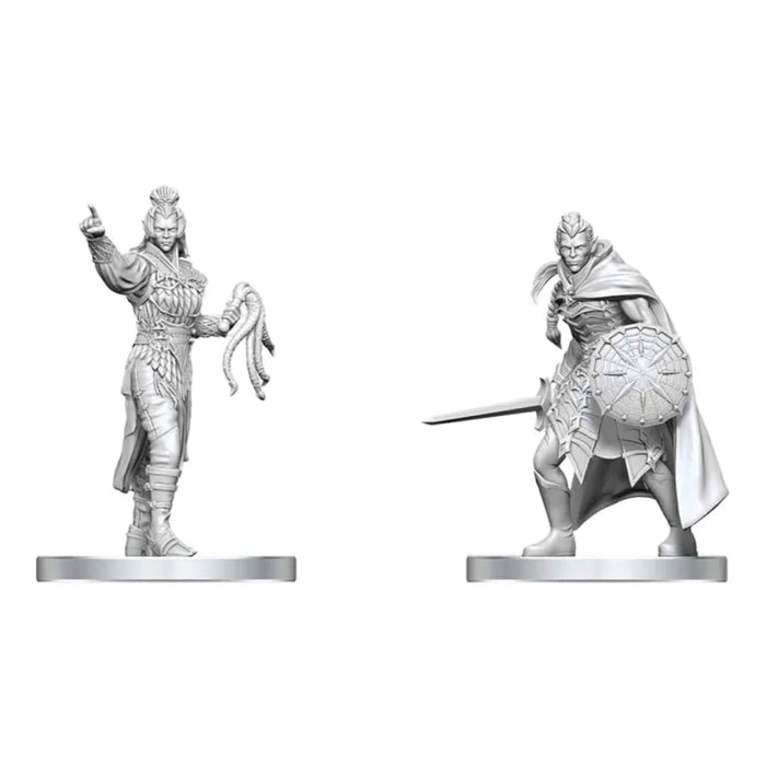 Miniaturi Nepictate D&D Nolzur's Marvelous - Drow Elite Warrior & Drow