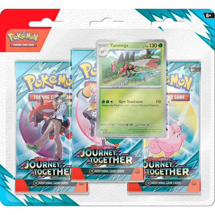 Pokemon TCG - SV09 Journey Together - 3 Blister Booster - Yanmega