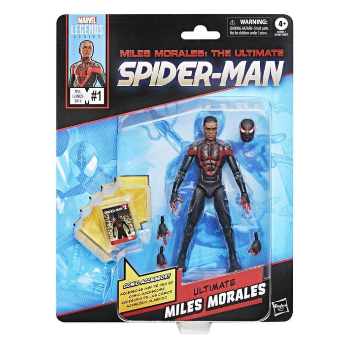 Figurina Articulata Miles Morales The Ultimate Spider-Man Marvel Legends - Ultimate Miles Morales 15 cm