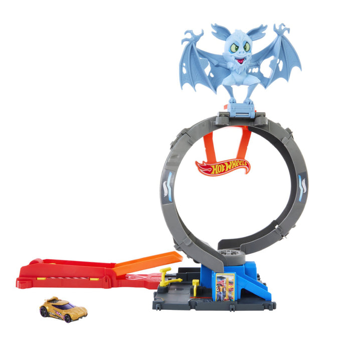 Jucarie Hot Wheels City - Pista Inamicilor Bucla Liliacului