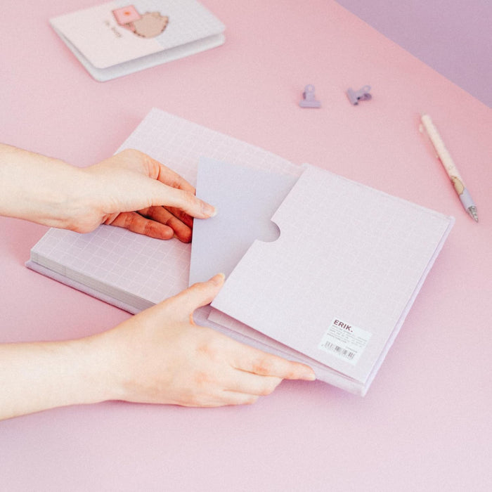 Notebook A5 Premium Plush Cover Pusheen Moments