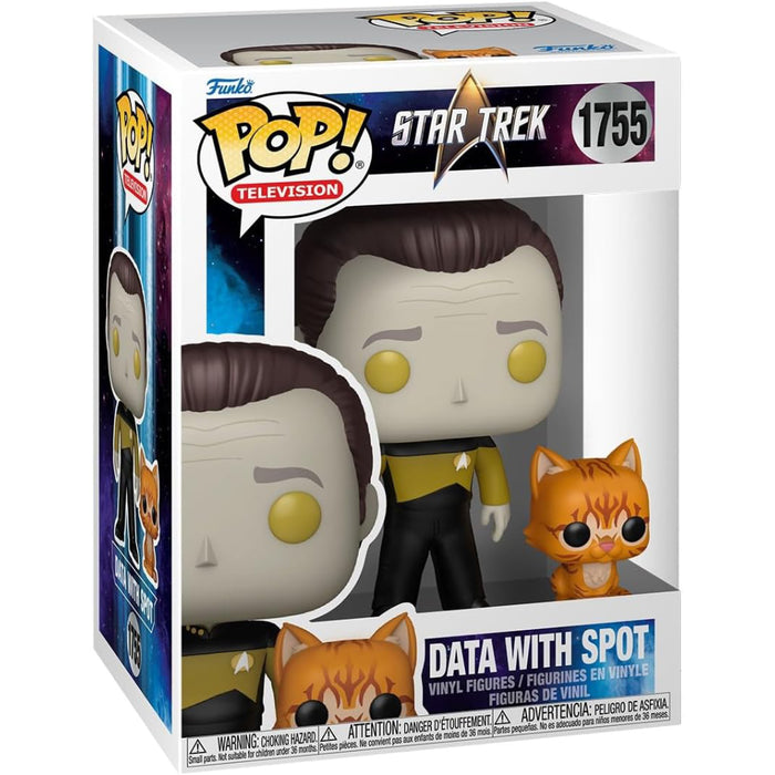 Figurina Funko POP!&Buddy TV Star Trek Next Gen - Data with Spot