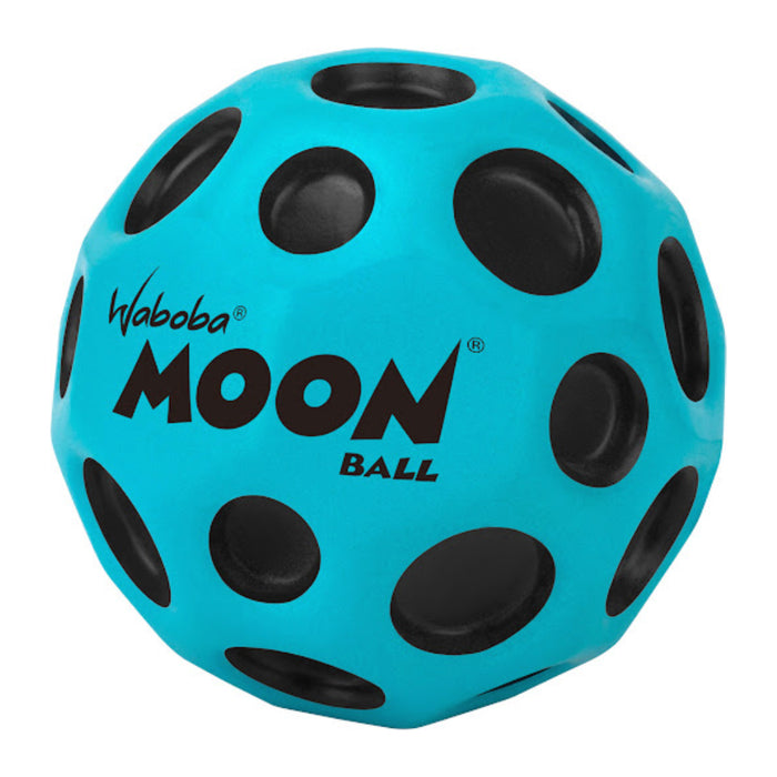 Minge hiperelastica - Waboba Moon Ball, unicolor cu pete negre