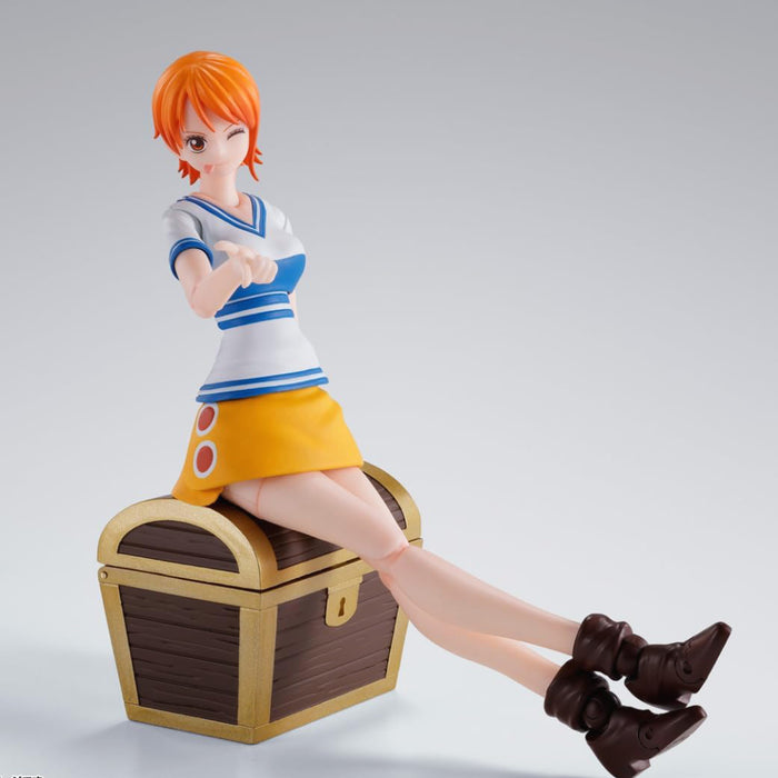 Figurina Articulata One Piece S.H. Figuarts Nami Romance Dawn 14 cm