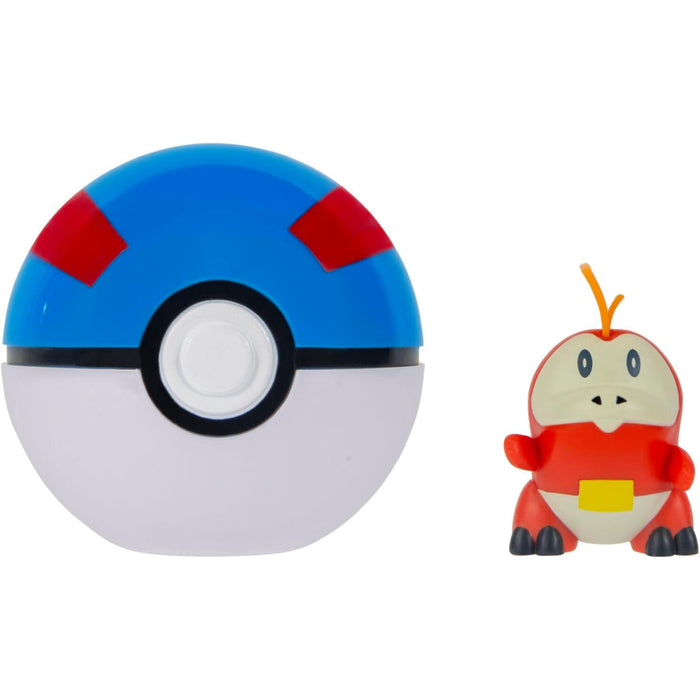 Set 2 Figurine Pokemon - Clip n Go, Fuecoco + Great Ball