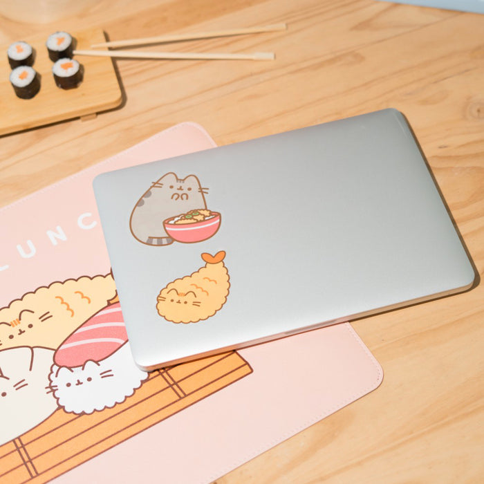Set 2 Stickere Vinil Pusheen Sushi Roll - Ver 2
