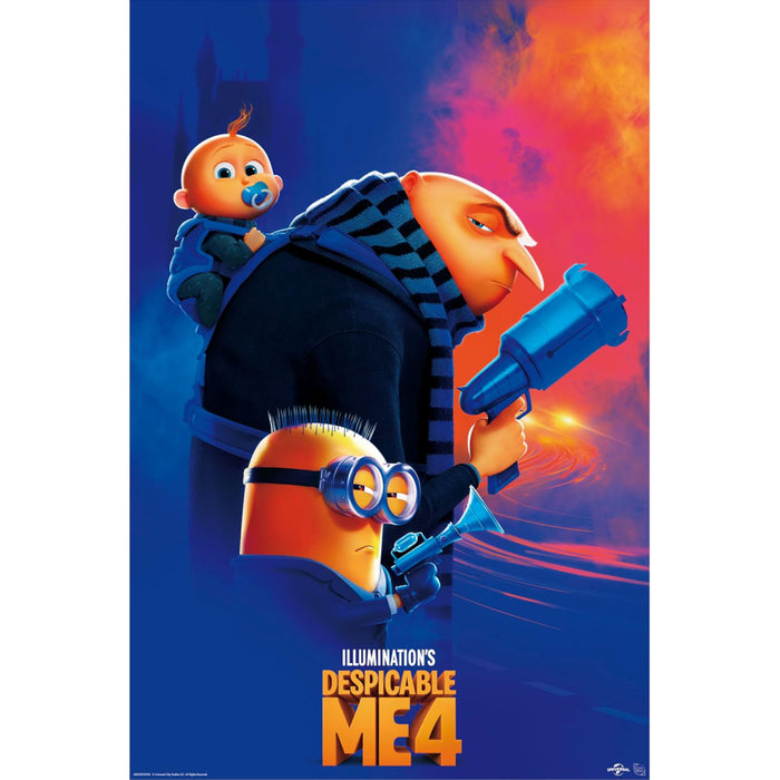 Poster Maxi Minions - 91.5x61 - Despicable Me 4