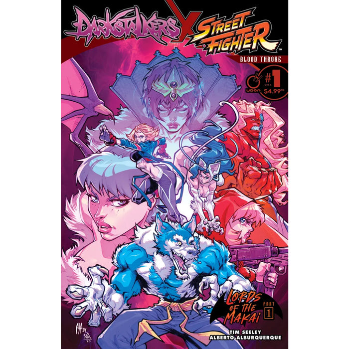 Darkstalkers X Street Fighterblood Throne 01 Cvr A