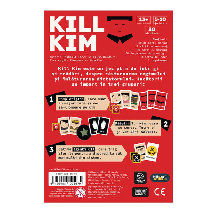 Kill Kim, joc de petrecere plin de intrigi si tradari, lb romana