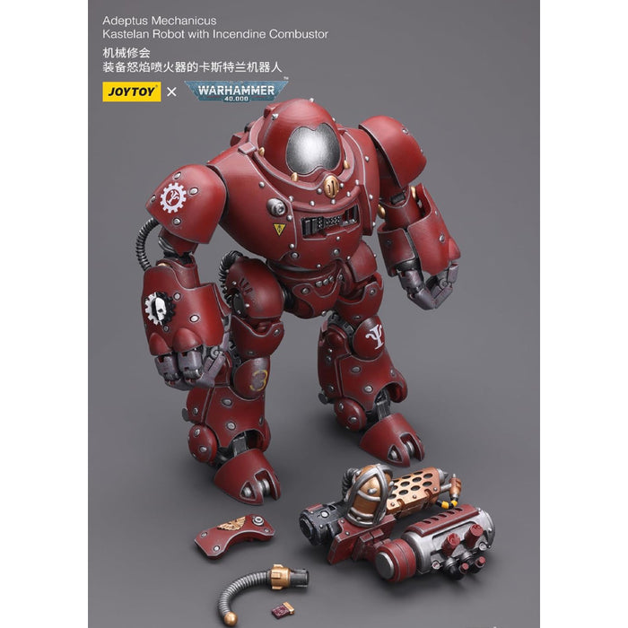 Figurina Articulata Warhammer 40k 1/18 Adeptus Mechanicus Kastelan Robot with Incendine Combustor 12 cm