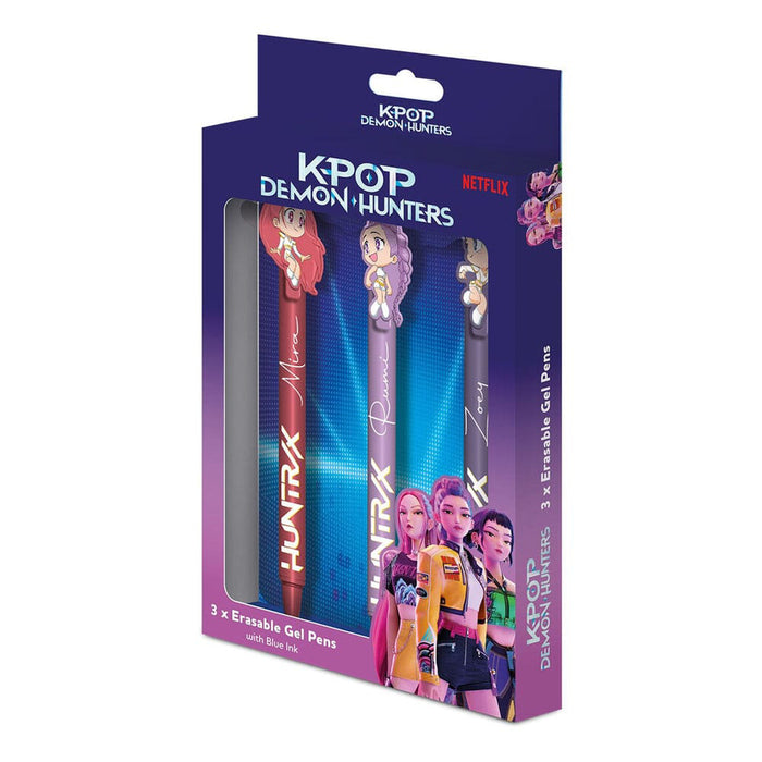 Set 3 Pixuri cu Gel Erasable KPop Demon Hunters