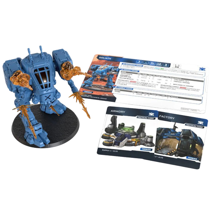 Precomanda StarCraft The Miniatures Game - Goliath - Terran - Expansion Set