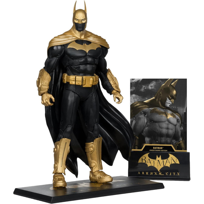 Figurina Articulata DC Multiverse - Batman (Arkham City) Knightmare Edition (Gold Label) 19 cm