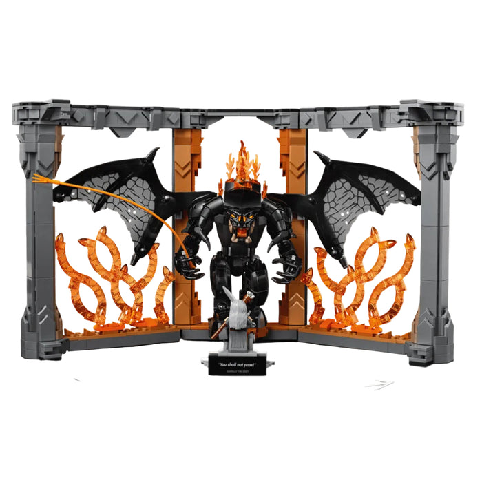 Lego Icons - Stapanul inelelor - Diorama pentru biblioteca cu un Balrog 10367
