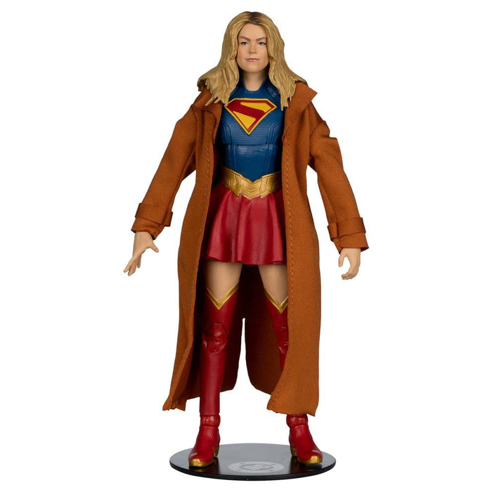 Figurina Articulata DC Theatrical Deluxe Supergirl Movie - Supergirl & Krypto (Superman Movie Version) 18 cm