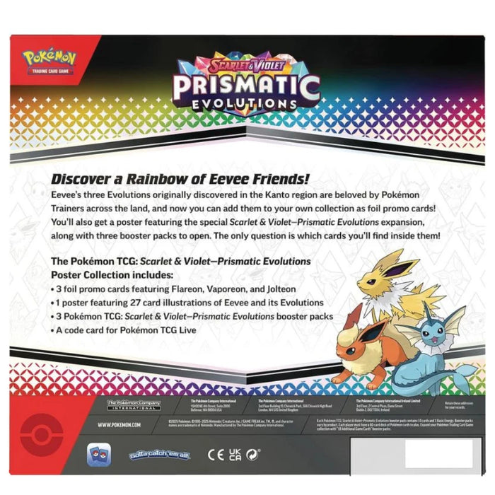 Pokemon TCG - SV8.5 Prismatic Evolutions - Poster Collection