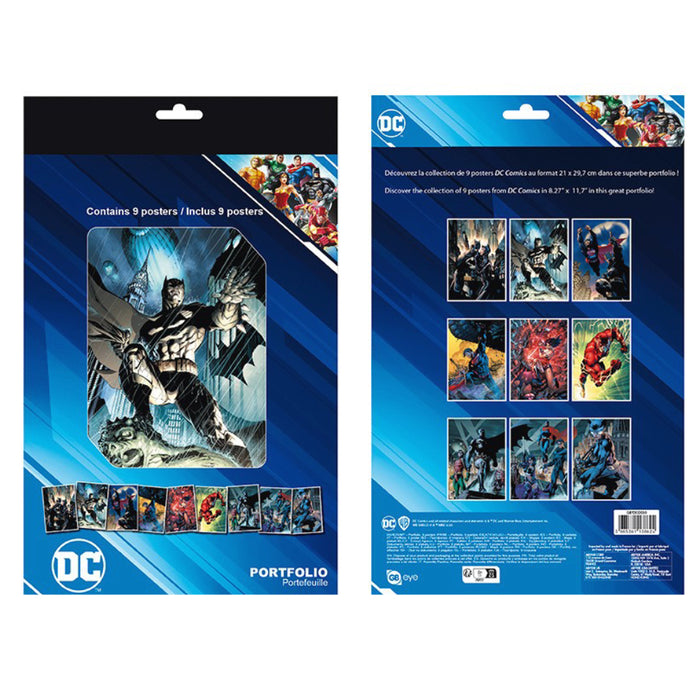 Portofoliu 9 Postere DC Comics - Justice League (21x29,7)