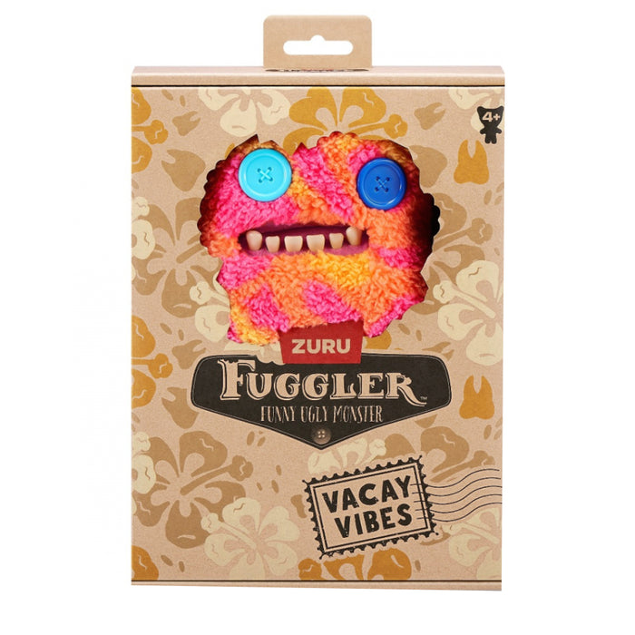 Figurina de plus Fuggler - 23 cm - Ciudateii in vacanta, Sir Splodge A Lot - multi