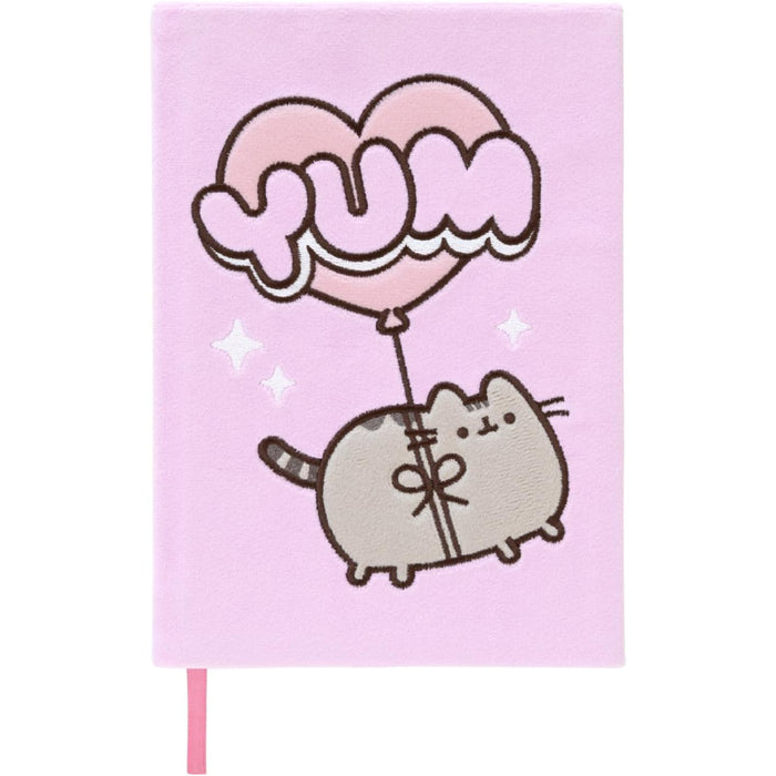 Notebook A5 Premium Plush Cover Pusheen Moments