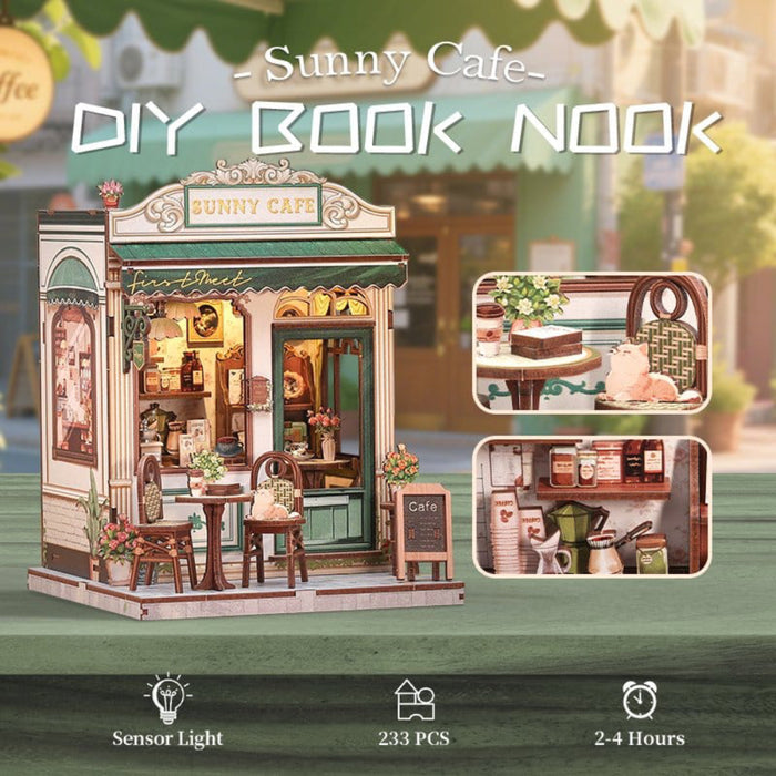 Set de Constructie CuteBee - Miniature House - Sunny Cafe