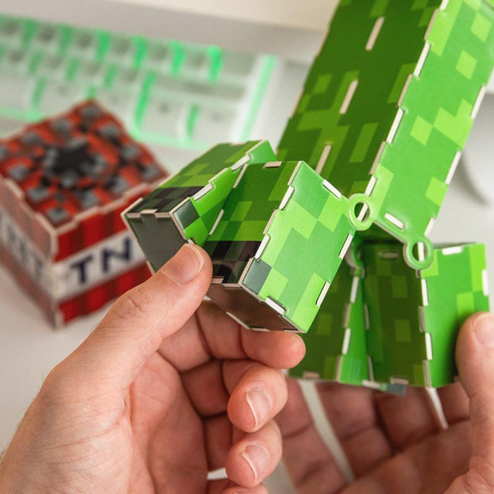 Set constructie Minecraft - Creeper 16 cm