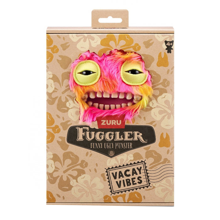 Figurina de plus Fuggler - 23 cm - Ciudateii in vacanta, Mr Buttons - multi