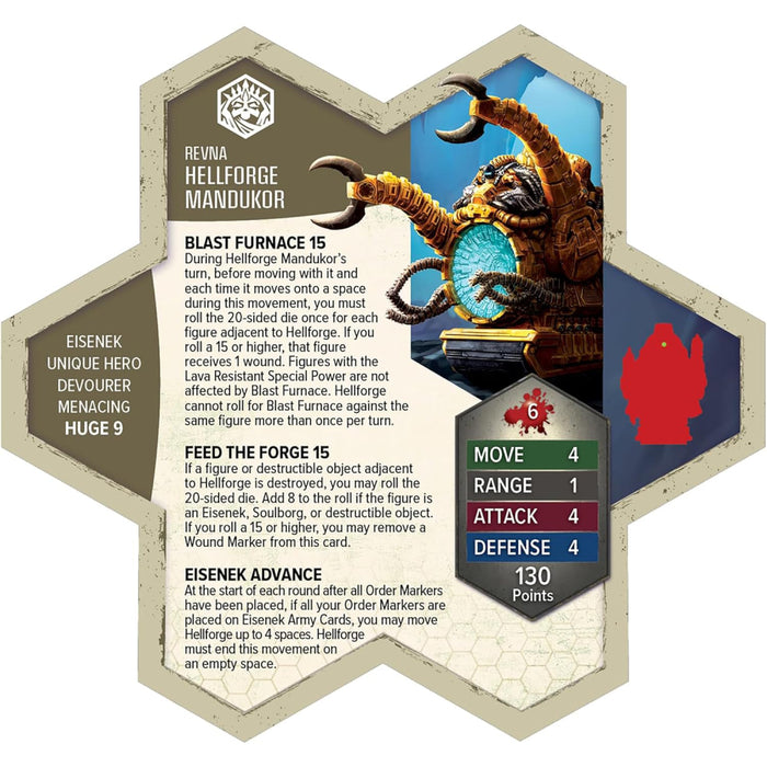 Heroscape - Rising Tide - Hellforge Mandukor Army Expansion
