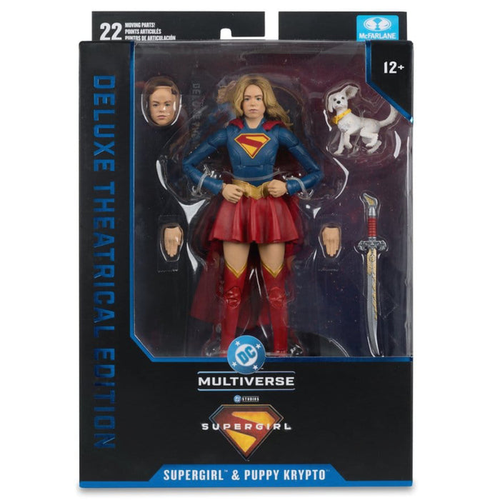 Figurina Articulata Supergirl (2026) DC Theatrical Deluxe Edition - Supergirl & Baby Krypto 17 cm