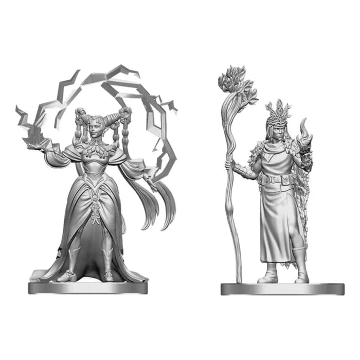 Miniaturi Nepictate D&D Nolzur's Marvelous - Human Druid & Elf Sorcerer